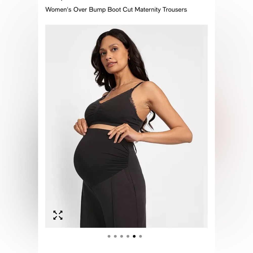 Black Maternity Trousers